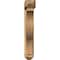 Ekena Millwork Funston Arts and Crafts Rough Sawn Bracket w/ Offset Brace, Western Red Cedar, 6"W x 28"D x 36"H BKT0604X28X36FST03RWR - alternate 2